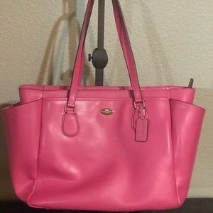 Coach Authentic large pink summer bag
